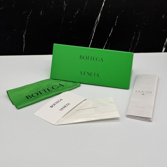 NEW BOTTEGA VENETA BV1125S 001 AVIATOR BLACK UNISEX SUNGLASSES BOTTEGA VENETA - Picture 11 of 11